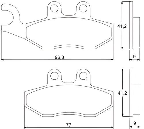 Recessed brake pads poster - brake,