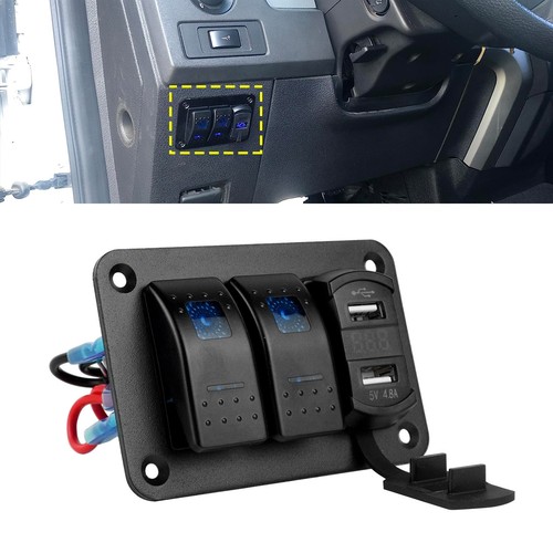 Gang rocker switch - 2, toggle