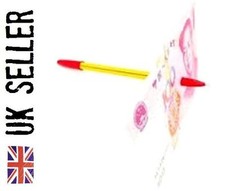 Pen through note (bill) close