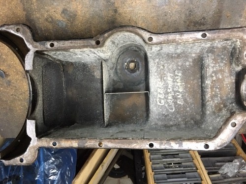 Ford sidevalve sump early - sump.,