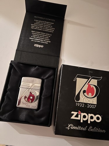 Zippo lighter 75th - lighter, anniversary