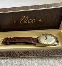 Vintage Elco Watch 21 Jewels Incabloc Mens