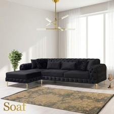 Chesterfield Chaise Sofa