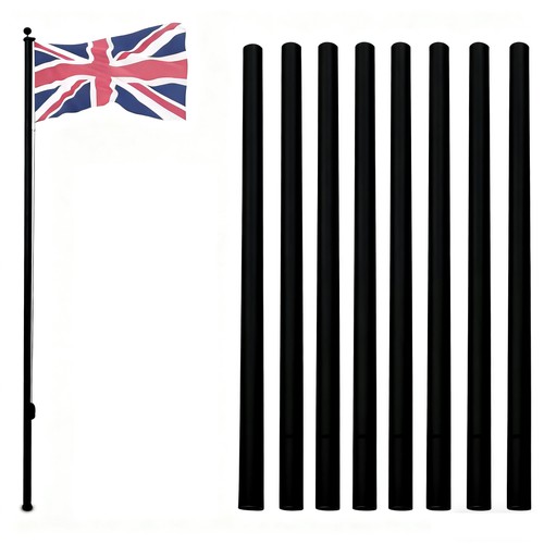 25ft yard telescopic flagpole - 25ft,