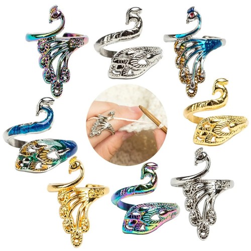 Yarn ring peacock adjustable - yarn,