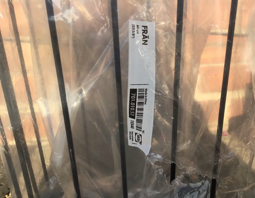 Vintage ikea black wire fran - vintage,