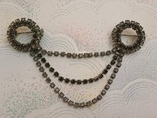 Vintage Brooch Silver Tone &
