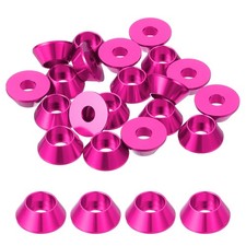 M6 Cone Cup Washers, Anodized