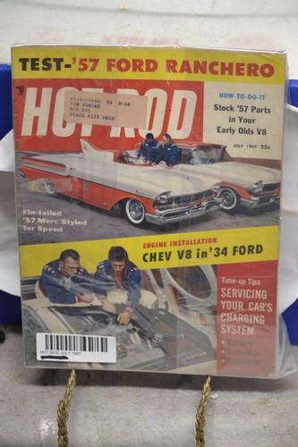 July 1957 hot rod magazine - 1957,