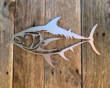TUNA FISH STEEL WALL ART SALT