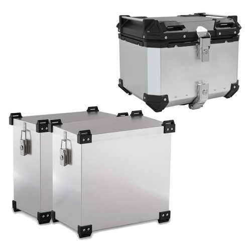 Aluminium panniers set top - +,