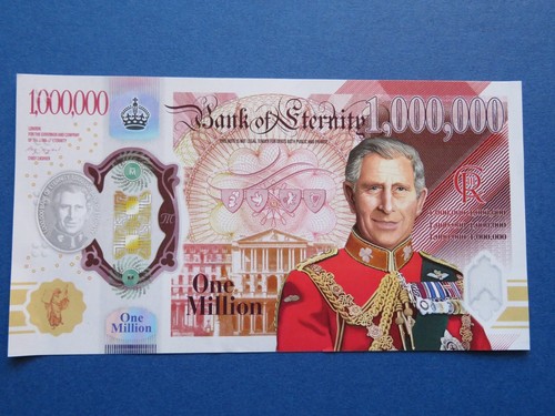 New king charles - new, £1,000,000