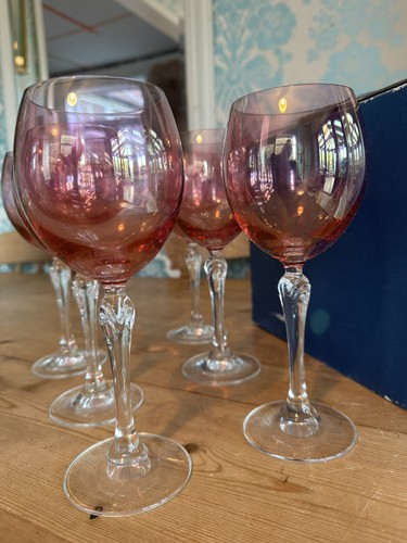 Cranberry slovakian crystal - cranberry,