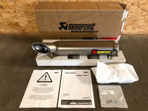 Akrapovic exhaust titanium