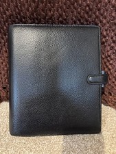 A5 Black Leather Finsbury