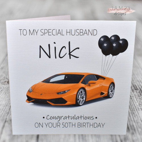 Personalised male birthday - personalised,