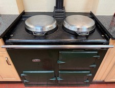AGA Oil Fired Cooker, 2 Oven.