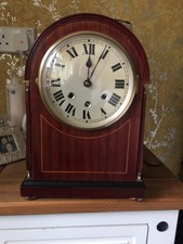 antique edwardian no chiming mantel clock