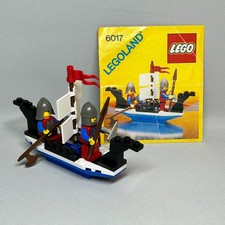 Vintage LEGO Castle Set 6017 King's Oarsmen COMPLETE with Instructions NO BOX