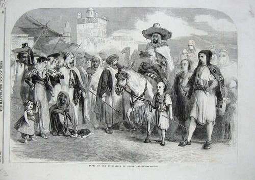 Original old antique print - antique,