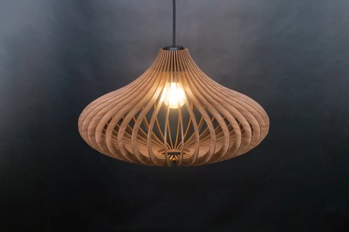 Wooden ceiling pendant - wooden,