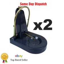 Black Cat Rat Trap - Powerful Reusable Humane Kill Rodent Control x 2