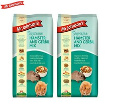 MR JOHNSON'S SUPREME DWARF / SYRIAN HAMSTER & GERBIL FOOD MIX MEALWORMS 2 X 900G