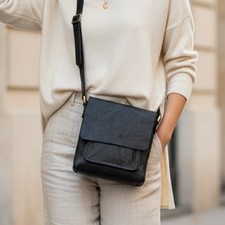 Rowallan Black Leather Cross