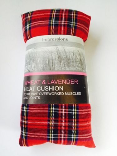 Tartan wheat heat bag - wheat,