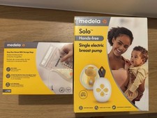 Medela Solo Hands Free Single Electric Breast Pump And Easy Pour Bags