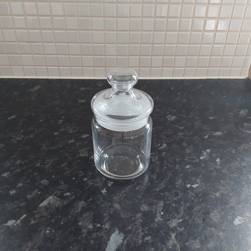 Glass airtight sweet jar - sweet,