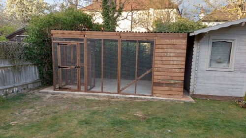 Catio cat run raised sleeping - run,