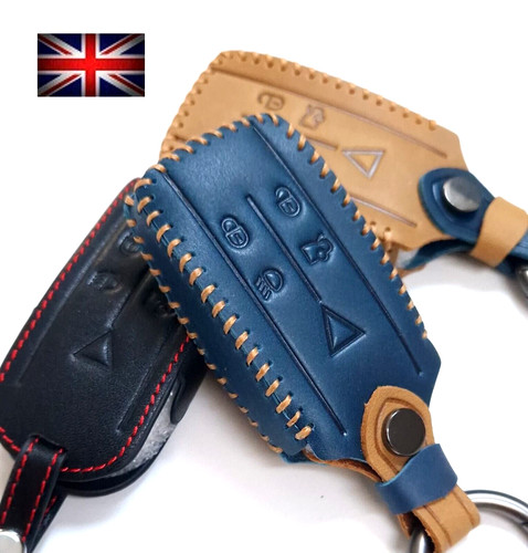 Button leather remote key - 5,