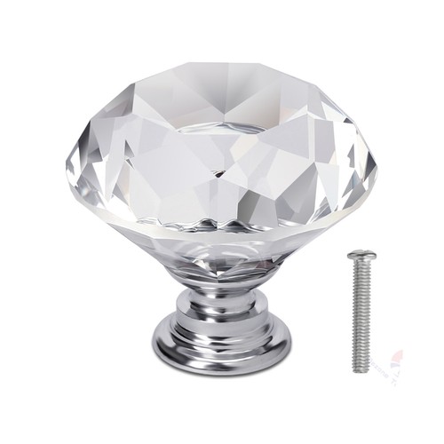 Crystal door knobs - door,