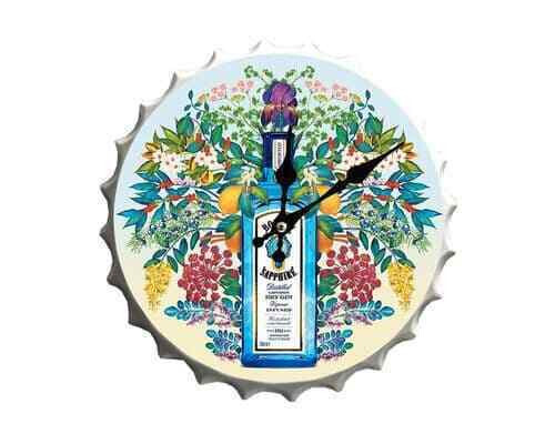 Retro wall clock - wall, bombay