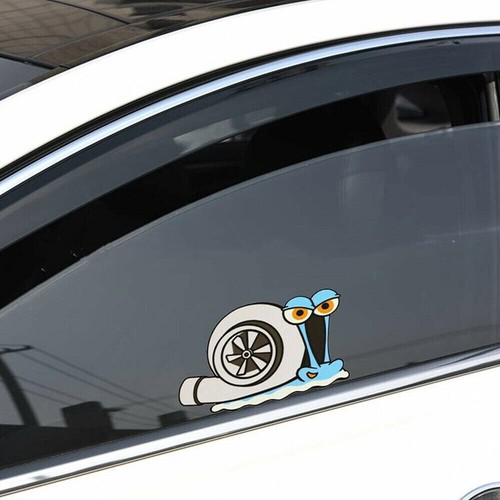 Turbo snail funny car sticker - car,