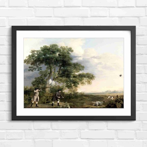 Vintage hunting scene - vintage,