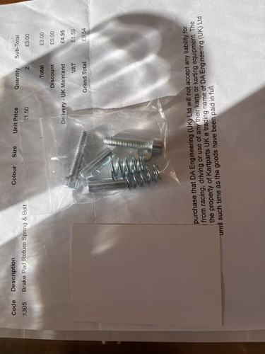 Gillard brake return spring - gillard,