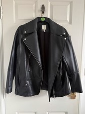 H&M Black Faux Leather