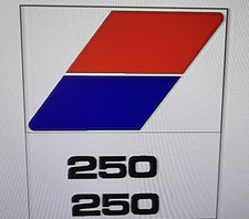 Yamaha DT250MX  UK 1980, SIDE