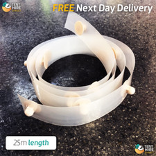 25 Metres Swish VISA Curtain Popper Tape - Caravan Curtain Tape New sw800 25m