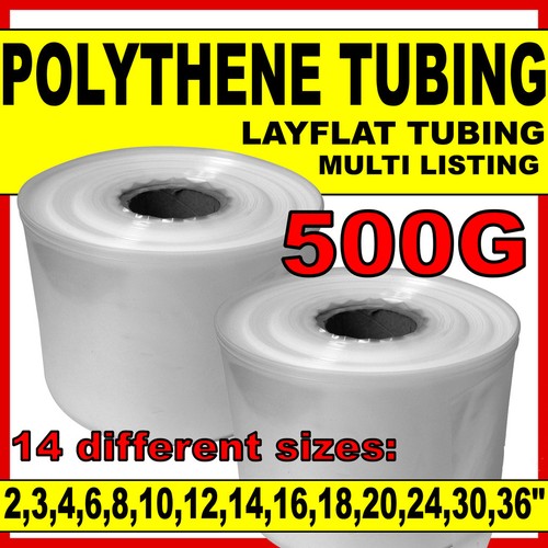 Layflat polythene poly - , tubing