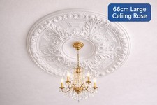 66cm Ceiling Rose Large White