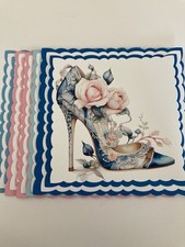 CRAFT ROOM CLEAR OUT Card Making Items 15 Base Die Cuts +5 Toppers (A93)