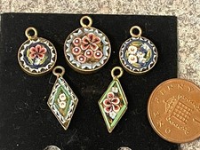 5x Antique Victorian Italian