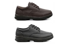 Dr Keller Mens Wide Fit Shoes Casual Comfort Shoes Lace Up Lightweight Fitting