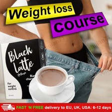 Black Latte Dry Drink 100g Black Latte Protein 100% Original Weight Loss Course!