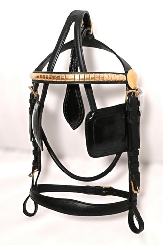 Horse leather driving harness - driving,
