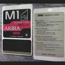 KORG M1 Memory Card AKIRA