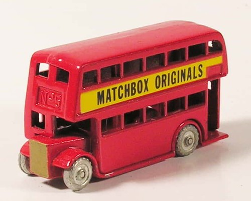 London bus matchbox - london,